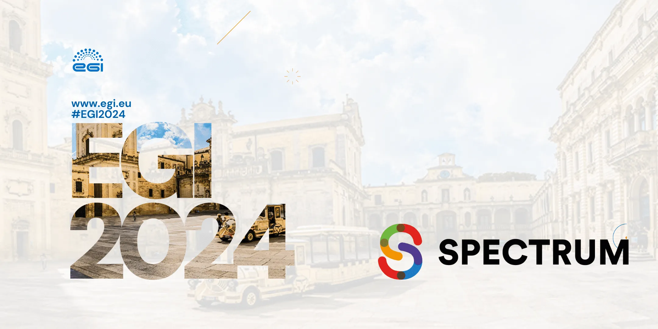 EGI2024 banner with the SPECTRUM logo